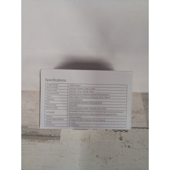 Pocket  Camera Digital Camera 48 Megapixel 4KHD New W Box/Memory card/Bag - Picture 9 of 15